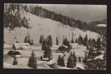 CPIB 19533 CARTE POSTALA - MUNTII BUCEGI. COMPLEXUL DE CABANE DE LA ZANOAGA, RPR, Circulata, Fotografie