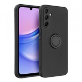 Husa pentru Samsung Galaxy A15 5G A156 / A15 A155, OEM, Silicone Ring, Neagra