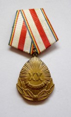 t072 MEDALIA a XX-a ANIVERSARE A ELIBERARII PATRIEI 23 AUGUST 1944 1964