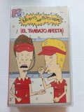 Casetă video VHS a serialului de animație MTVs Beavis and Butt-Head - in spaniola
