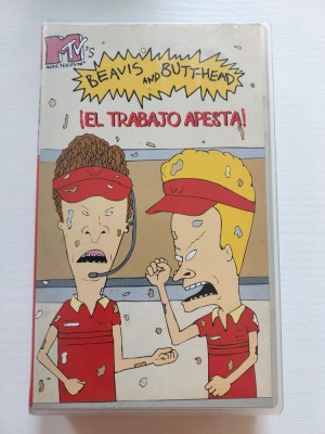 Casetă video VHS a serialului de animație MTVs Beavis and Butt-Head - in spaniola foto