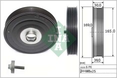INA 544 0088 20 Set fulie, arbore cotit