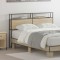 vidaXL Tăblie de depozitare cu raft Stejar sonoma 120 cm Lemn compozit 859741