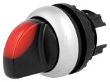 Comutator rotativ 22mm roșu 2 poziții