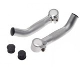 Set Capete Ghidon Bicicleta Aluminiu Argintiu AWR2094S, Diametru 22.2mm, Forma Anatomica, Accesorii Bicicleta