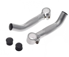 Set capeti ghidon bicicleta, culoare argintiu Cod:AWR2094S