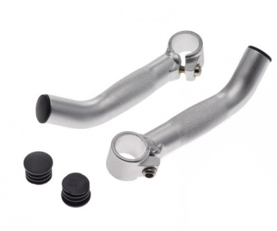 Set capeti ghidon bicicleta, culoare argintiu Cod:AWR2094S foto