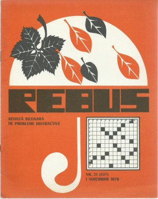 Revista Rebus nr. 21 / 1 noiembrie 1979 foto