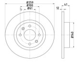 MTR 12108507 Disc frana