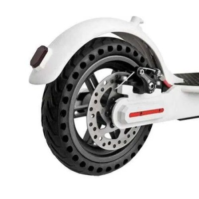 Anvelopa 8.5 inch plina cu perforatii pentru trotineta electrica scut foto