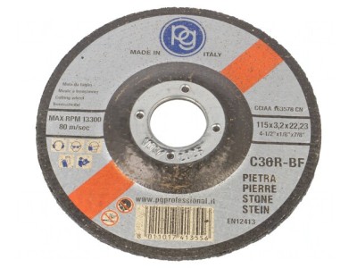 Disc de tăiere piatră 115mm 3,2mm foto
