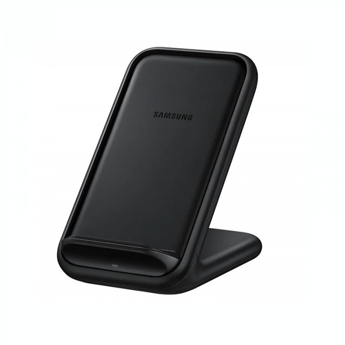 Incarcator Retea Wireless Samsung Galaxy S20 G980 / Galaxy S20 Plus G985 / Galaxy S20 Ultra G988 / Galaxy S20 FE G780, Fast Wireless, 15W, Negru EP-N5