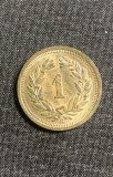 Moneda 1 rappen 1929 Elvetia