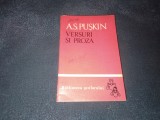 A S PUSKIN - VERSURI SI PROZA