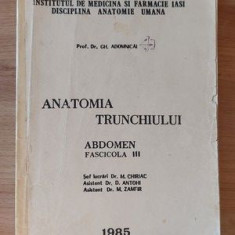 Anatomia trunchiului Abdomen fasc 3 - Gh. Adomnicai