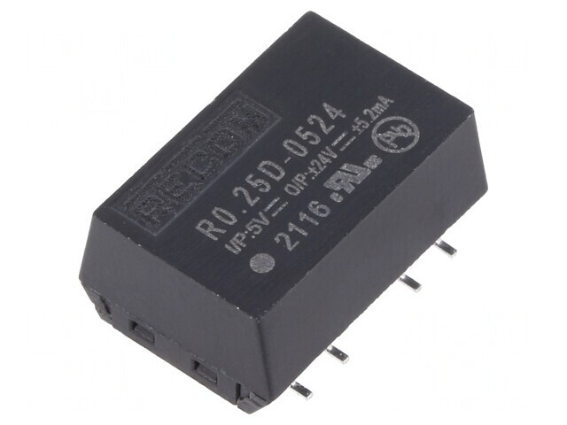 Convertor DC/DC 4,5-5,5V la 24V/-24V 0,25W