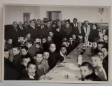 FOTOGRAF L. MATEI , GRUP DE OFICIALITATI VIZITAND UN ORFELINAT , ANII &#039;30