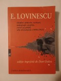 E. Lovinescu - Inedite: articole, scrisori, autografe, prefețe... (1896 - 1943)