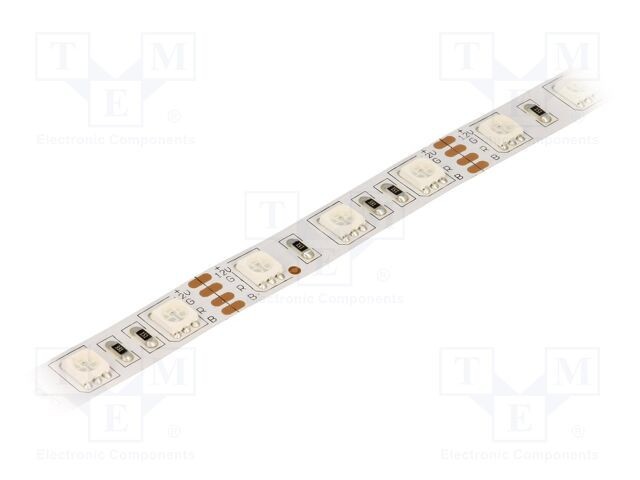 Bandă LED RGB 5050 60LED/m 12V 14,4W 300lm IP20 - LUCKYLIGHT