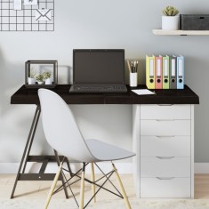 Gossi blat de masa maro 120x60x(2-6) cm, lemn masiv stejar tratat