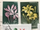 Timbre (Maghyar) Ungaria Serie Flori Flora