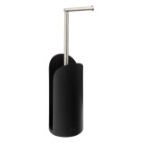 Suport hartie igienica 5Five Colors, otel, 15x60 cm, negru Household NewTrend