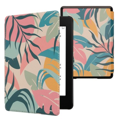 Husa Kwmobile pentru Amazon Kindle Paperwhite 11, Multicolor, Piele ecologica, KWM000017FL029C foto