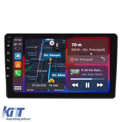 Navigatie Android Dedicata Citroen Berlingo (2008-2019), 9Inch, 6Gb Ram, 128Gb Stocare, Bluetooth, WiFi, Carplay Performance AutoTuning foto