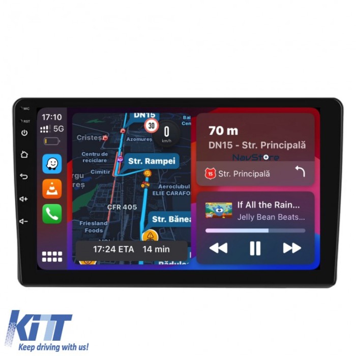 Navigatie Android Dedicata Citroen Berlingo (2008-2019), 9Inch, 6Gb Ram, 128Gb Stocare, Bluetooth, WiFi, Carplay Performance AutoTuning