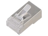 Conector RJ45 Cat 5e 8p8c pe cablu IDC