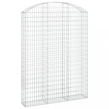 Cumpara ieftin Cos gabion arcuit, 150x30x200/220 cm, fier galvanizat