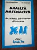 Analiza matematica. Rezolvarea problemelor din manual XII - Alexandra Colojoara, Ion Colojoara