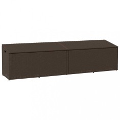 Gossi cutie de depozitare de gradina maro 220x50x58 cm poly ratan