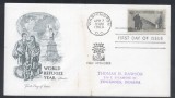 United States 1960 World refugees year FDC K.581
