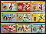 Cumpara ieftin ✅ ( S28 ) Guinea Ecuatoriala 1974 "C.M. Fotbal Munchen '74 - jucatori de top " serie Michel 371-379 , MNH