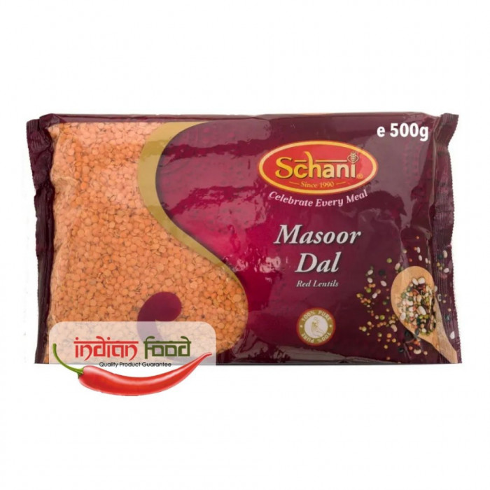 Schani Red Lentils Masoor Dal (Linte Rosie) 500g