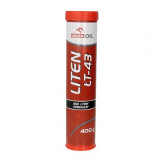 Vaselina Orlen LT-43 400G_ Pentru a lubrifia rulmentii si rulmentii de alunecare care functioneaza in intervalul de temperatura de -30°C pana la +130°