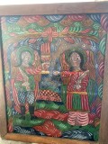 Icoana pe sticla mare romaneasca pentru cunoscatori