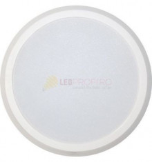 PLAFONIERA LED 20W ROTUNDA VELA ALB CALD foto