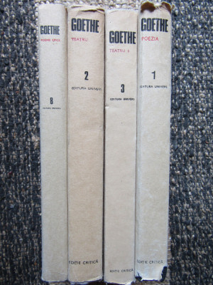 GOETHE EDITURA UNIVERS VOL 1,2,3,8 foto