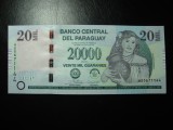 PARAGUAY 20.000 GUARNIES 2017 UNC