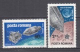 ROMANIA 1969 LP 702 COSMOS III APOLLO 9 SI 10 SERIE MNH, Nestampilat