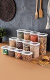 Cumpara ieftin Set 12 Cutii pentru alimente, 3 marimi