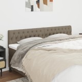 Gossi tablii de pat, 2 buc, gri taupe, 100x7x78/88 cm, textil
