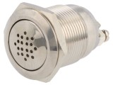 Semnalizator Acustic ONPOW 85dB &Oslash;19mm 24V IP50 Fără Iluminare GQ19B-M
