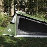 vidaXL Cort de camping pentru 2 persoane, verde, impermeabil 94612