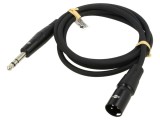 Cablu Jack 6,35 mm 3pin la XLR masculin 3pin, 1,5 m, negru