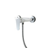 Baterie Dus Colly, Alama, Monocomanda/Dubla Comanda, Ceramica/Termostat, Alb/Crom, Fixa/Pivotanta