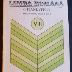 Limba română. Gramatică. Manual pentru clasa a VIII-a - Ion Popescu