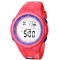 Ceas digital de copii, Mingrui MR2117LK, model rabbit, data, iluminare, rezistent la apa 30 metri, rosu